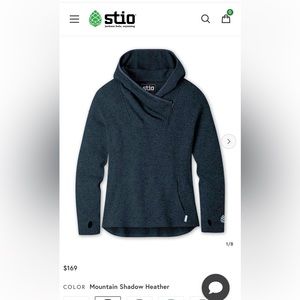 Stio Sweetwater Fleece Hoodie- Lightly Worn Size Medium